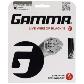 Теннисная струна Gamma LIVE WIRE XP  Black 1.32 12 м